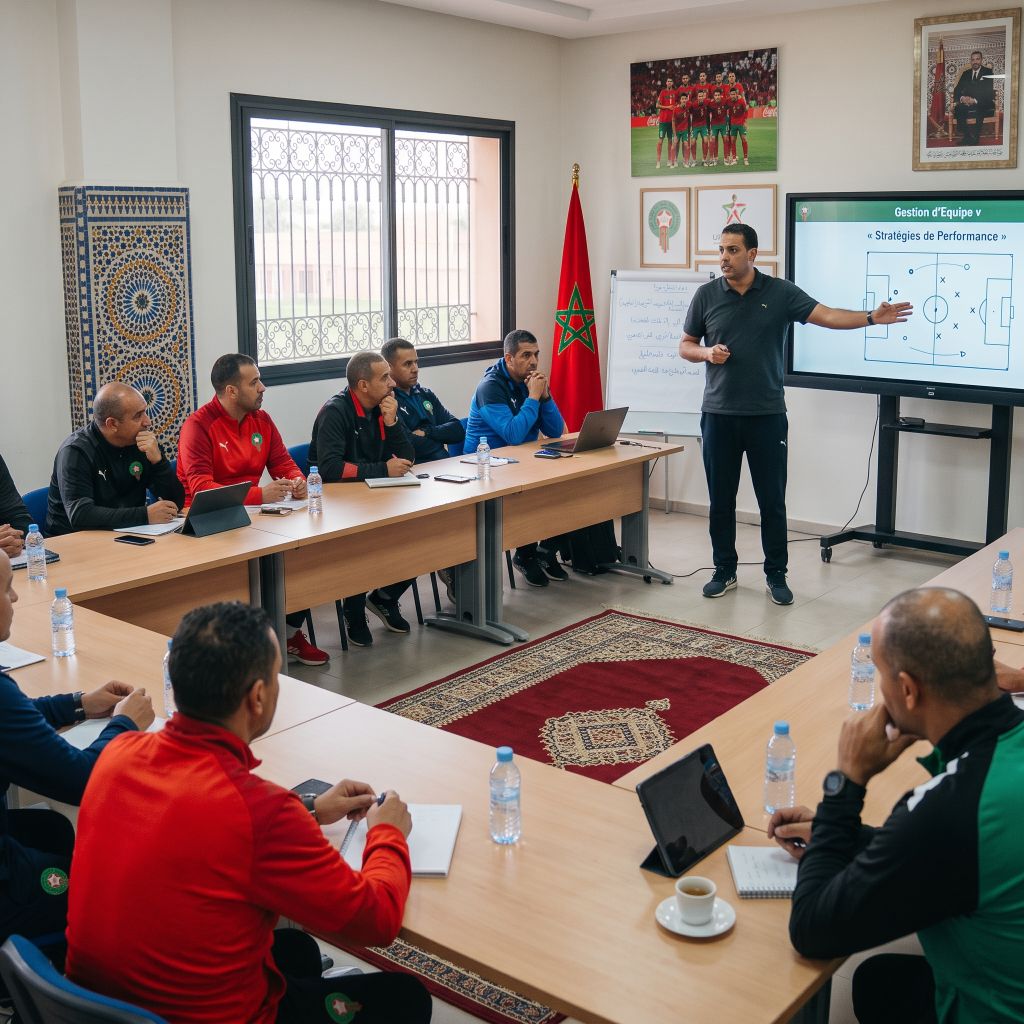 Séance de formation pour cadres sportifs